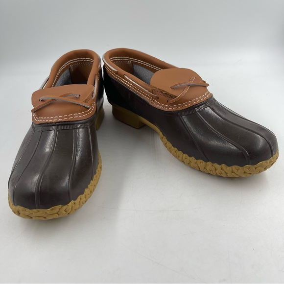 L.L. Bean Shoes Ll Bean Mens Bean Boot Rubber Moc Low Top Snow Rain